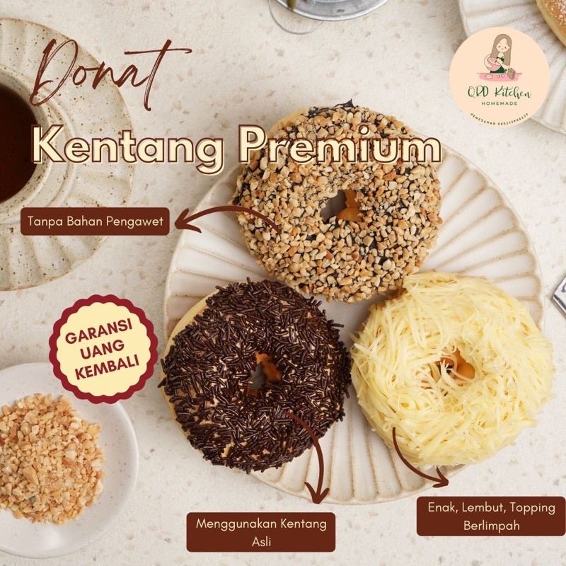 

Donat Kentang Premium FRESH Food Homemade Enak | Potato Donuts Premium