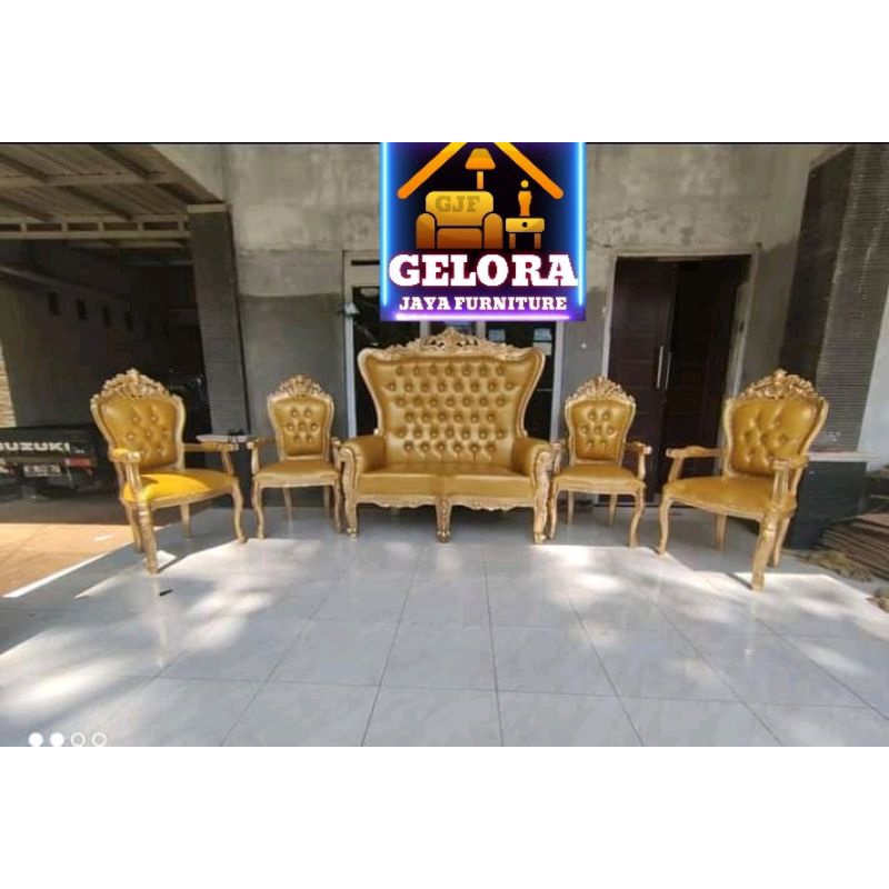 Kursi pelaminan set kursi manten kursi syahrini ganesa