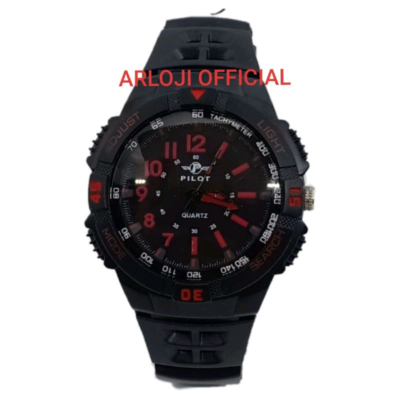 Jam tangan remaja cewek cowok anti air tali strap rubber