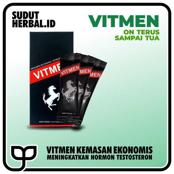 VITMEN MINUMAN HERBAL OBAT KUAT MENAMBAH VITALITAS STAMINA PRIA DEWASA SUDAH BPOM KEMASAN EKONOMIS