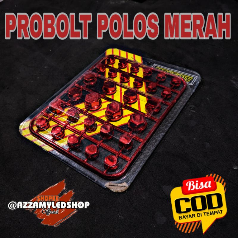 cover baut probolt/ tutup baut probolt POLOS universal semua jenis motor