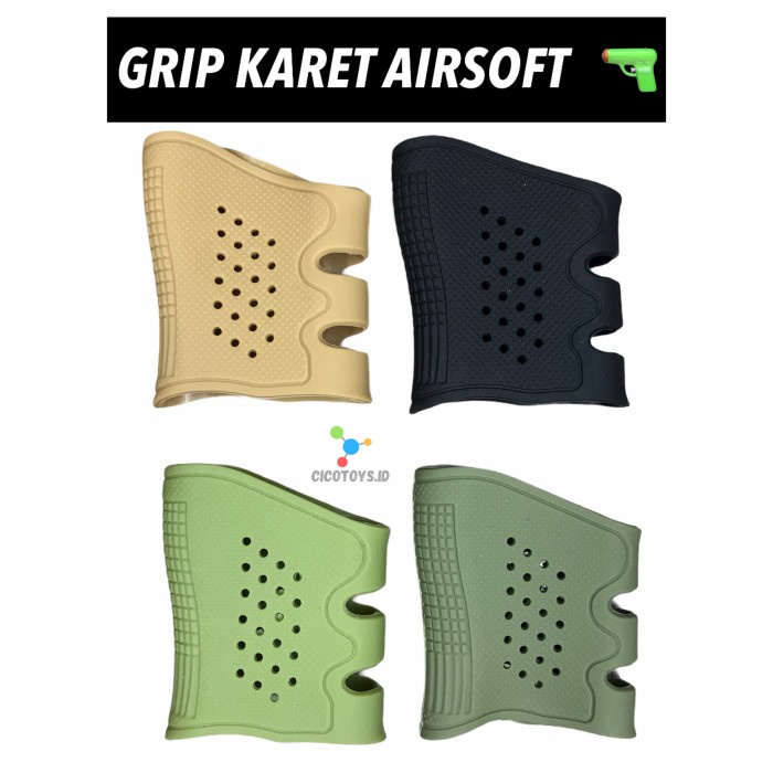 Qisnqe Holster Airsoft Glock 19 - Antislip Karet Airgun - Grip Karet Airsoft Q020W