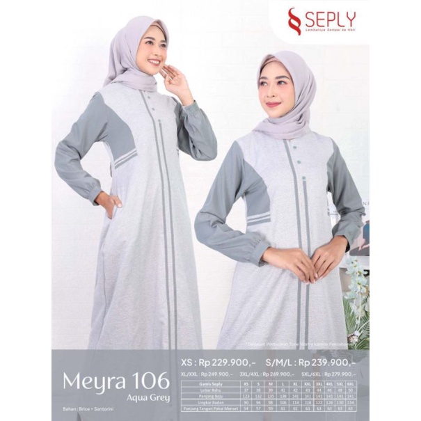 GAMIS MEYRA 106 AQUA GREY