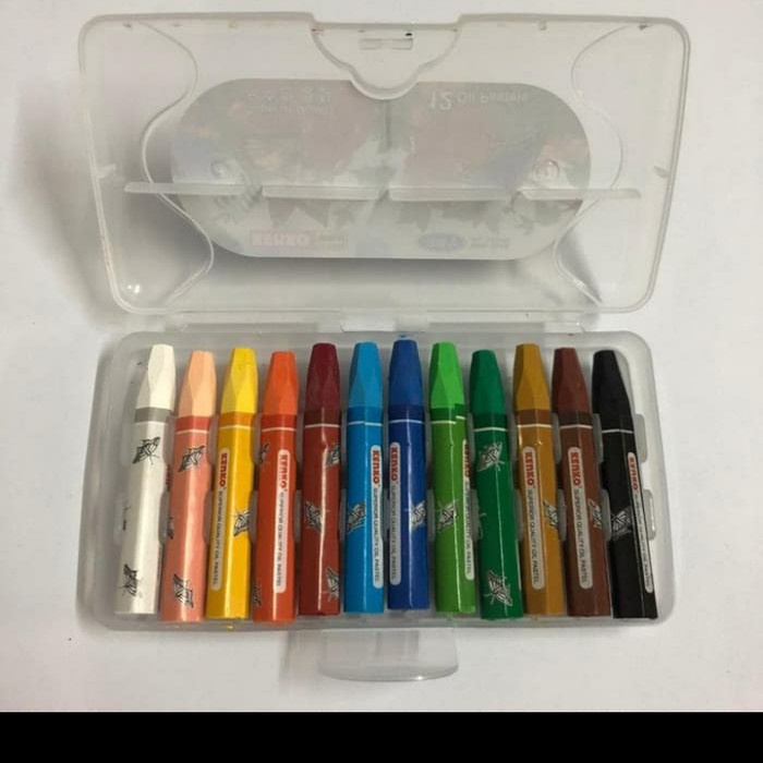 

Sale Crayon / Oil Pastel / Krayon Kenko 12 Warna Trendi