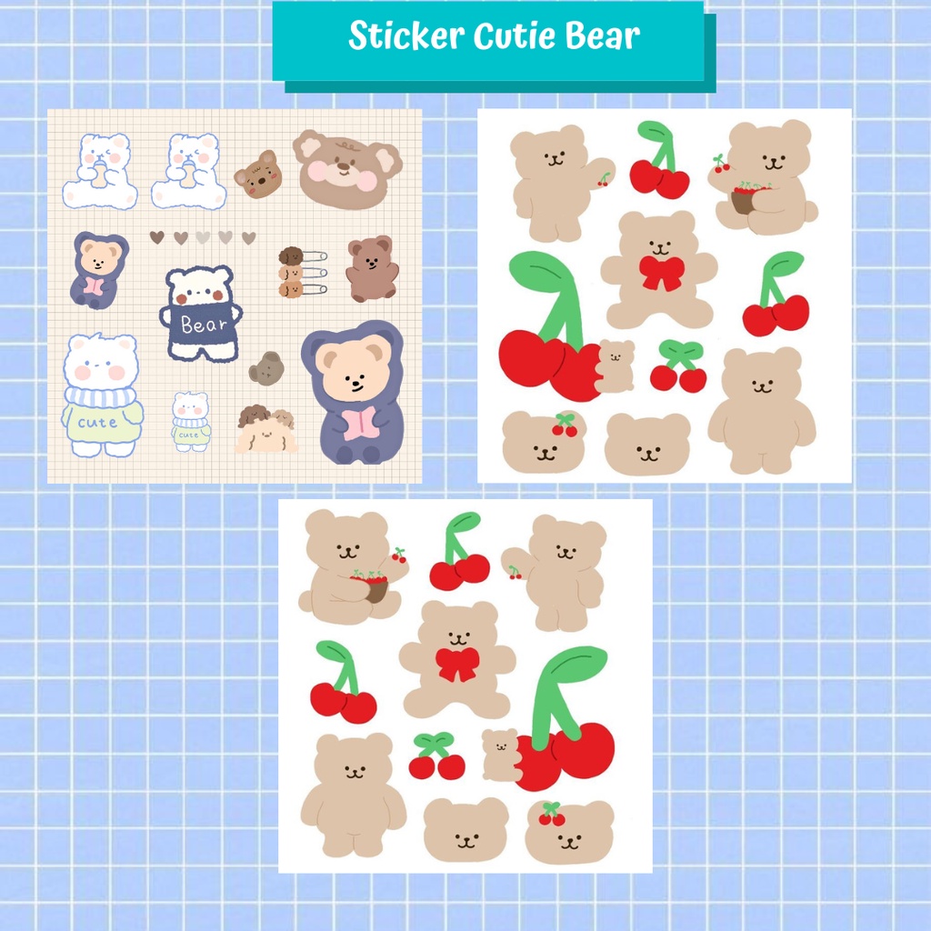 

Stiker Korea Lucu Coklat /Stiker Cute Beruang Coklat/ Sticker Cute Brown Bear/ Sticker/ Scrapbook