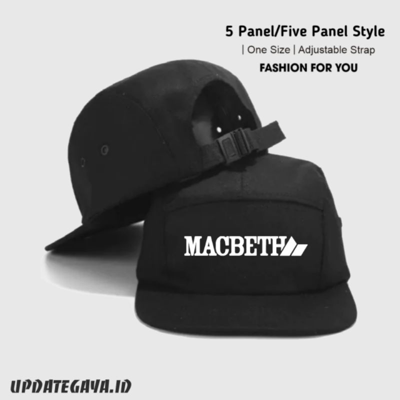 TOPI 5 PANEL MACBETH | TOPI FIVE PANEL SNAPBACK | TOPI PRIA | TOPI DISTRO