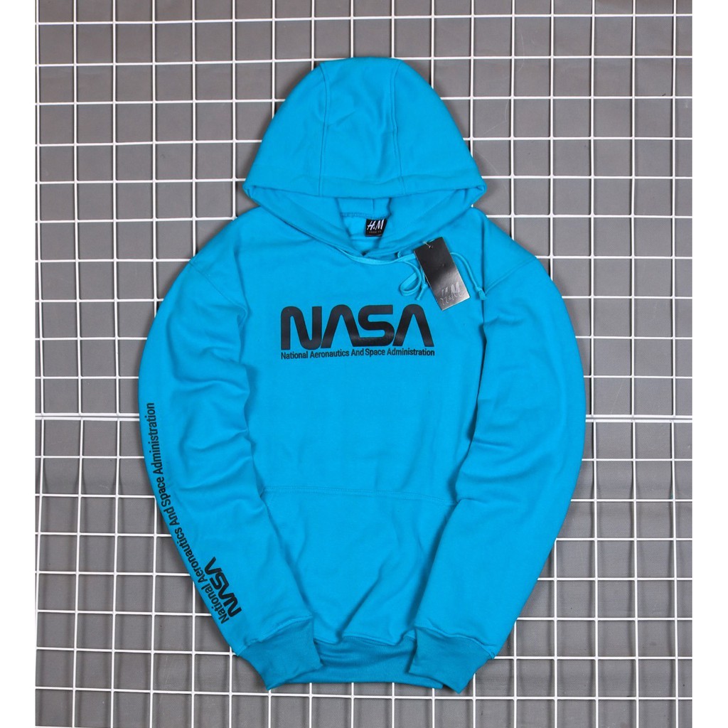 Jaket Hoodie H AND M  NASA ROKET – Edition Trendy Casual Unisex Good Brand Quality Stylish