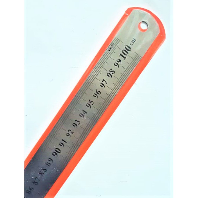 PENGGARIS MISTAR BESI STAINLESS 100 CM TEBAL
