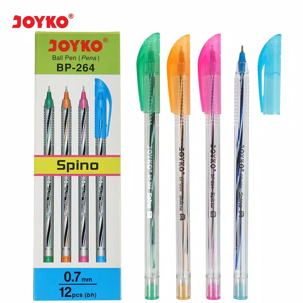 

Pulpen / Bolpoin Joyko Ball Pen Spino BP-264 - 0.7 mm