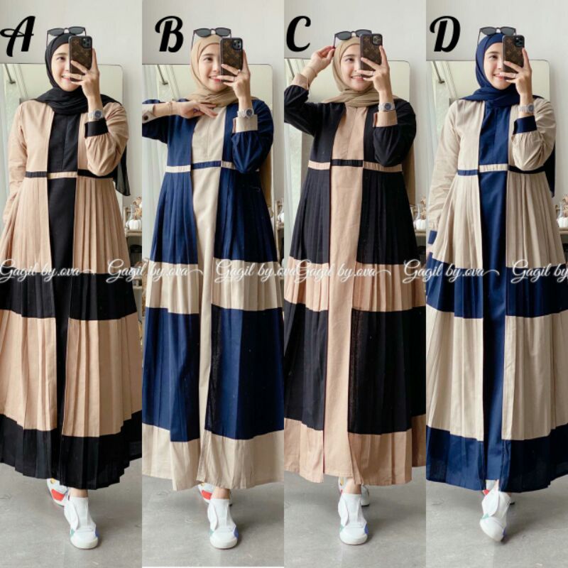 Dress aqshana by ova gagil fashion