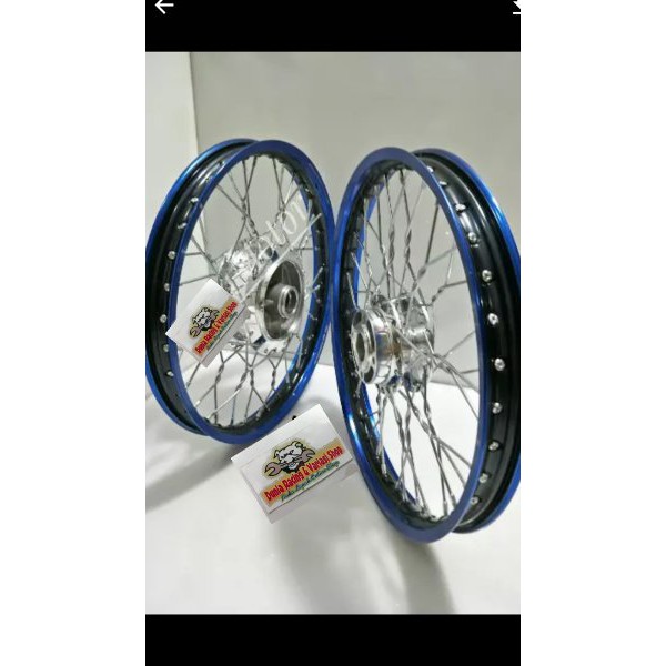 BRILIANT Velg stelan jari jari pelintir kepang Ninja r rr ss-Satria fu-Mx new-Cb 150-Mega pro-Mx