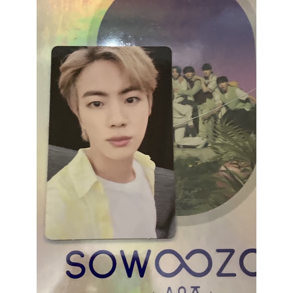 BTS SOWOOZOO BLURAY JIN PC PHOTOCARD OFFICIAL SWZ BR DVD DIGICODE RPC RANDOM READY STOCK UNSEALED