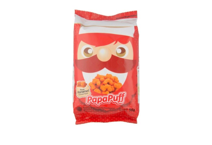 PapaPuff Popcorn Rasa Karamel 56gr