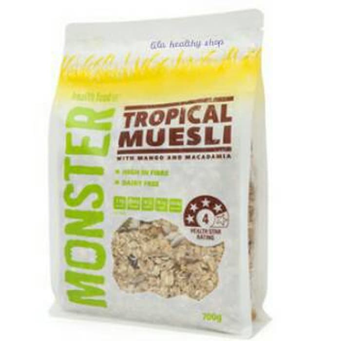 

MONSTER TROPICAL MUESLI 700 GR (HALAL CERTIFIED)