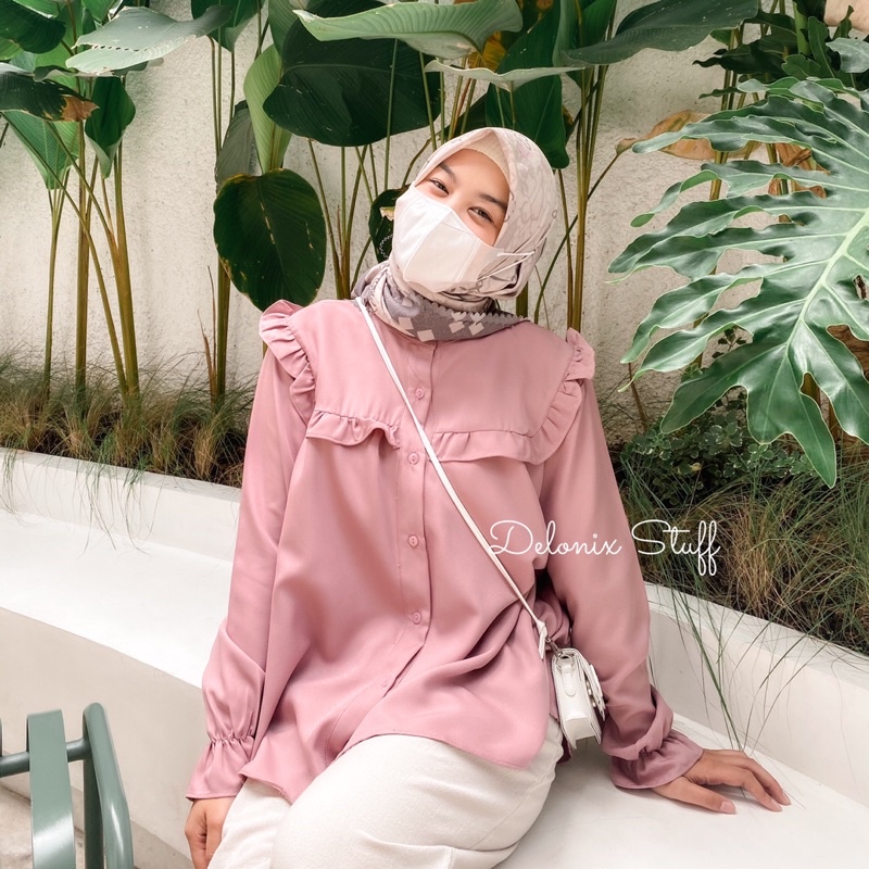 DELONIX | Atalya ruffle shirt