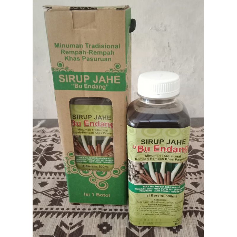 

SIRUP JAHE "Bu Endang