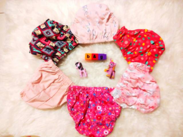 6 Pcs Celana Dalam Anak Perempuan Motif Random Terlaris