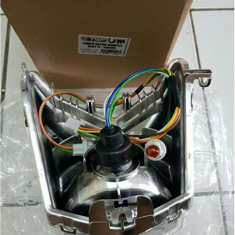 REFLEKTOR LAMPU MIKA LAMPU KOMPLIT BEAT FI K25 2013 2015