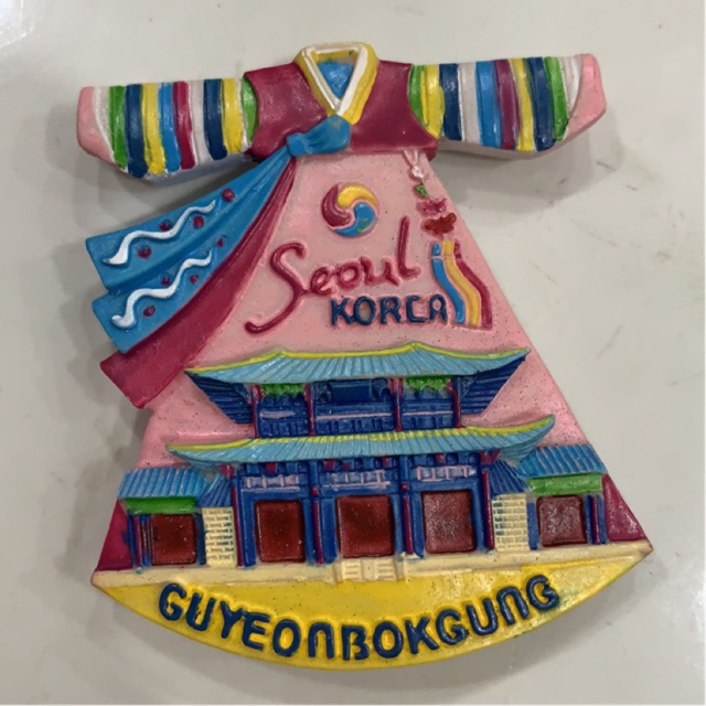 Souvenir korea selatan magnet kulkas