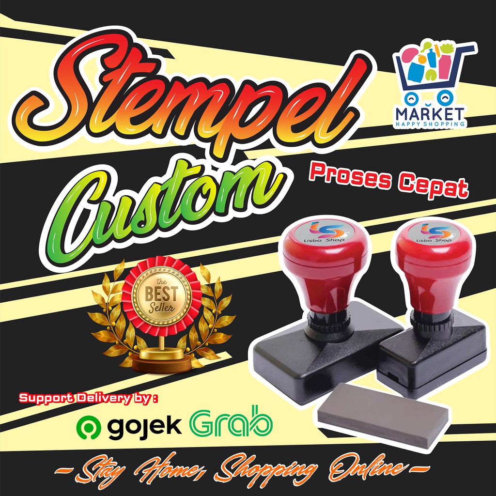 Stempel Stempel Otomatis  Stempel Custom Stempel 