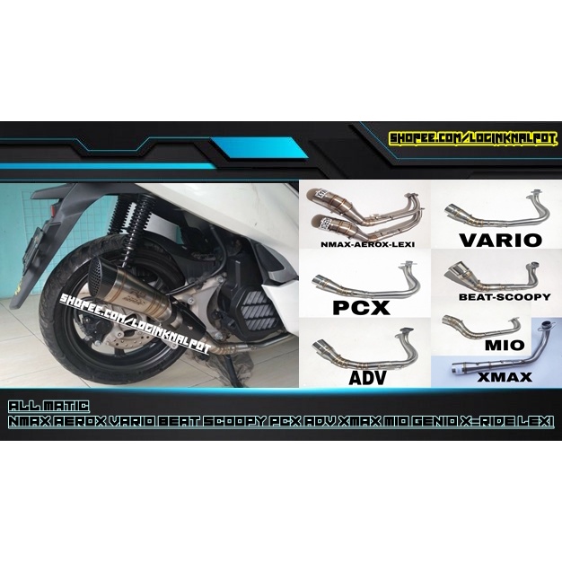 Knalpot R9 Vixion cbr150r cb150r r15 gsx satria fu mx king mx135 byson scorpio supra gtr sonic verza megapro xsr155 tiger aerox nmax vario lexi xmax scoopy beat mio xeon pcx adv-nmax 2015-2019