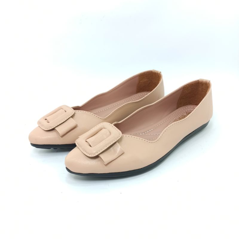 Sepatu Flat Shoes Wanita Flatshoes Andis Pansus Ballerina SR11