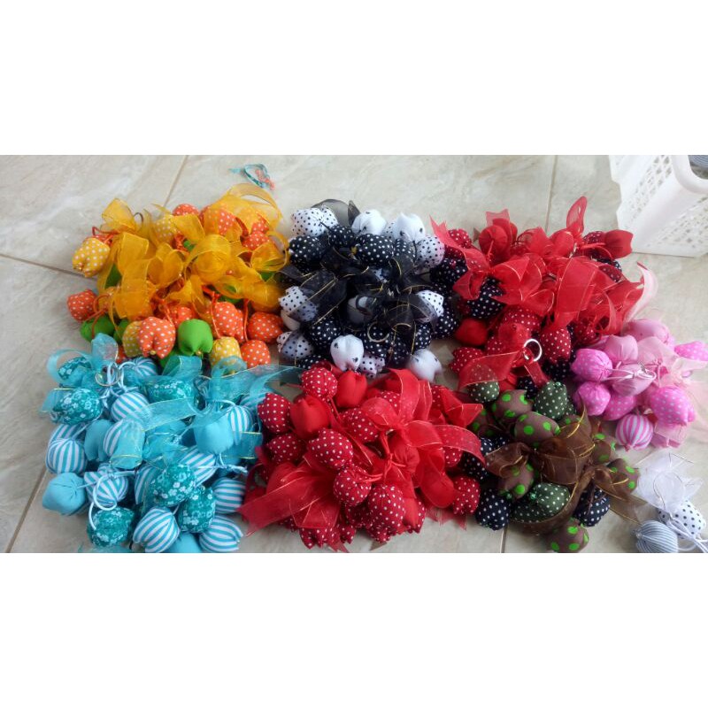 Pom pom Tulip/pom pom hiasan Tas/gantungan kunci /gantungan tas jali