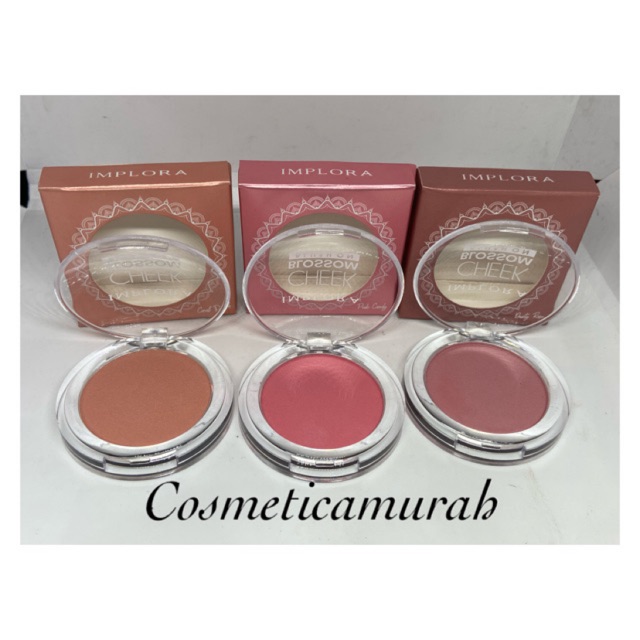 Implora blush on cheek - blush on implora BPOM