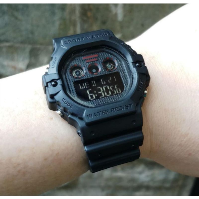 Jam Tangan R6030 Original Pria Terlaris Casual Digital