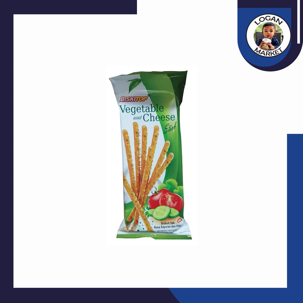 Biskitop Biskuit Vegetable And Cheese Stick 50gram 50 gram