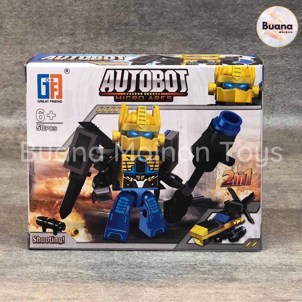 BRICKS GREAT FRIEND AUTOBOT 4 IN 1 MODEL BUMBLE BEE TRANSFORMER