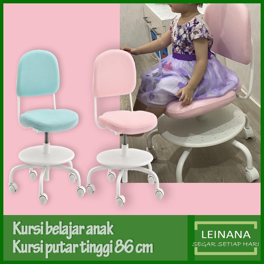 Kursi anak ergonomis / Kursi belajar anak / Kursi putar tinggi 86 cm