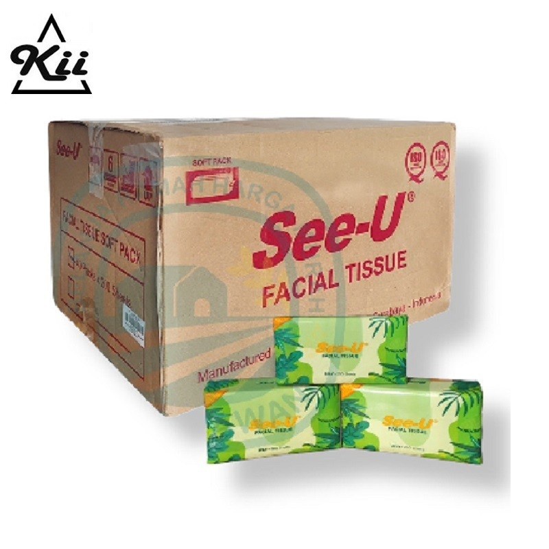 Tissue Facial 2ply - Tissue Wajah 200s See-U