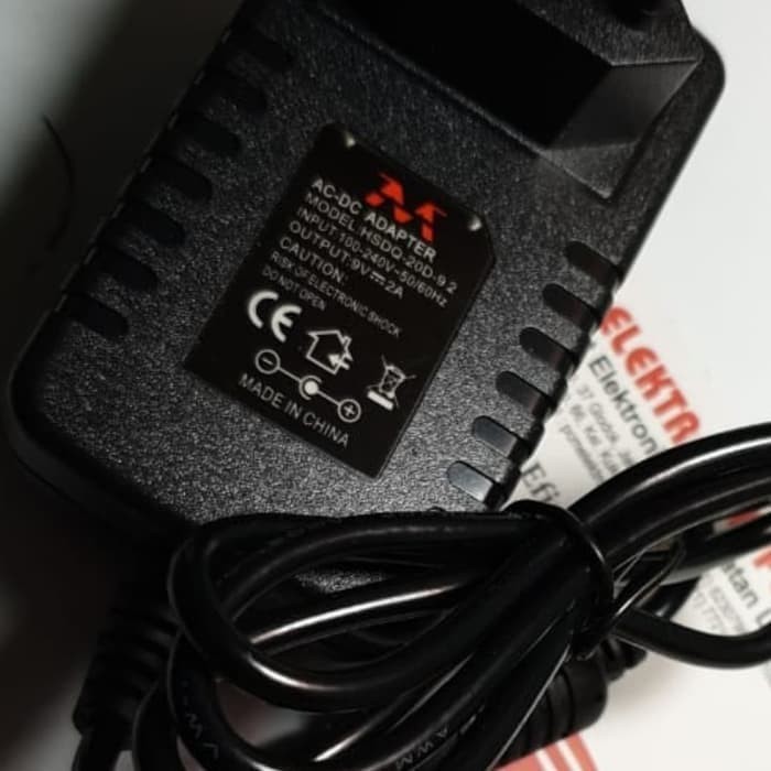 New adaptor 2a 9v 2ampere 9volt