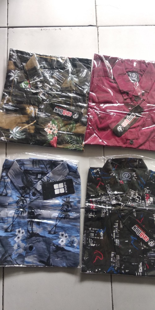 Bisa Pilih Motif Kemeja Surfing | Kemeja Pria | Baju Distro | Grosir Kemeja Surfing