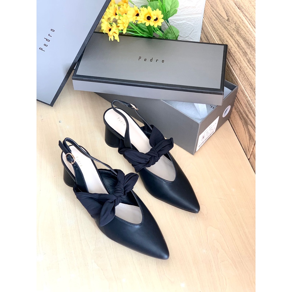 [7.7 Boombastis Sale⚡] - SEPATU WANITA PS100 PDR SLINGBACK HEELS PREMIUM IMPORT