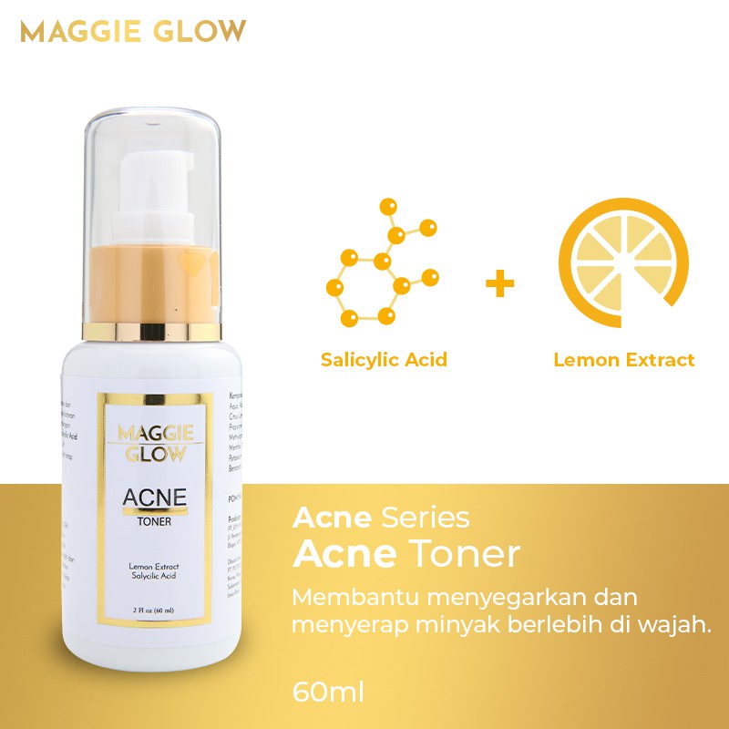 MAGGIE GLOW ACNE TONER BPOM NA18161204143 ORIGINAL by AILIN