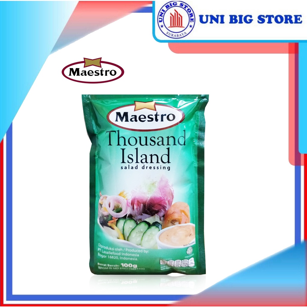 

MAESTRO Saus Thousand Island Salad Dressing Sauce 100 gr