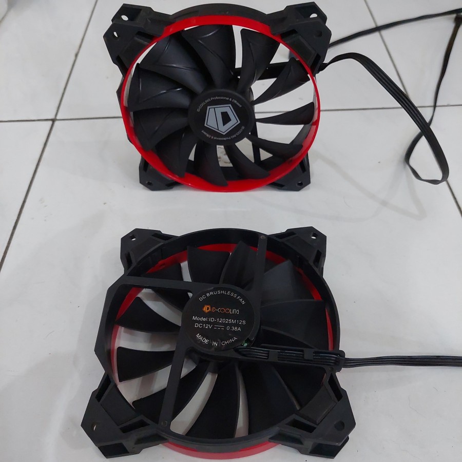 id cooling fan 12025m12s 12cm profesional & efisien