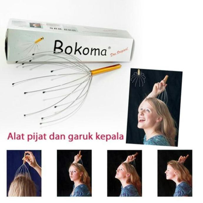 (Anti Insomnia) Pemijat Kepala BOKOMA Hand Head Massager / Alat Terapi Kepala untuk Susah Tidur