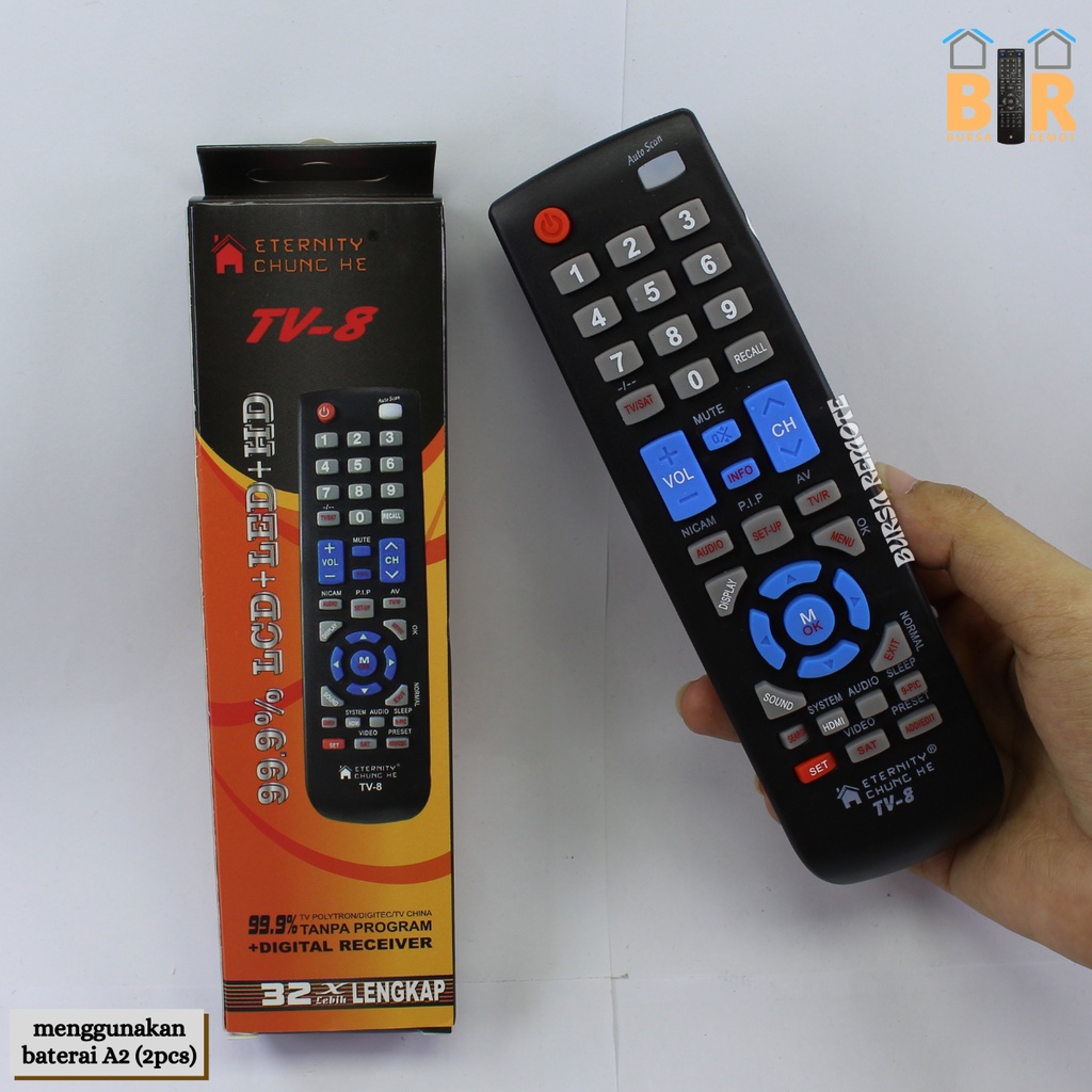 Remot Remote TV MULTI LCD LED HD RECEIVER PARABOLA Chung HE Series