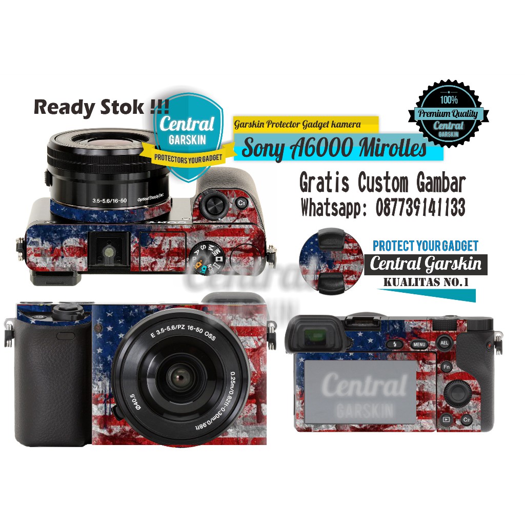 Garskin Kamera Sony A6000 - flag
