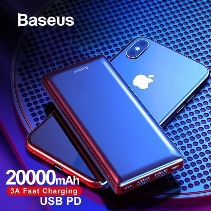BASEUS Powerbank 20000mah/30000mah 3 port PD 3.0 power bank