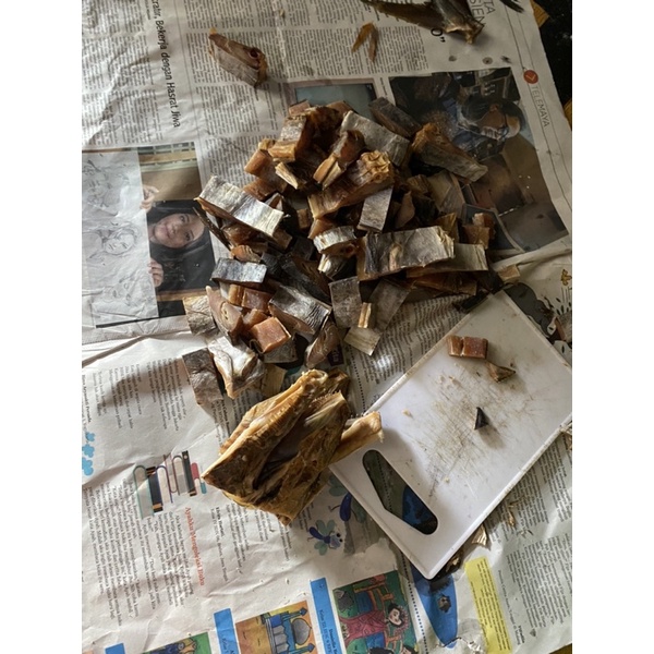 ikan kering tenggiri atau telang