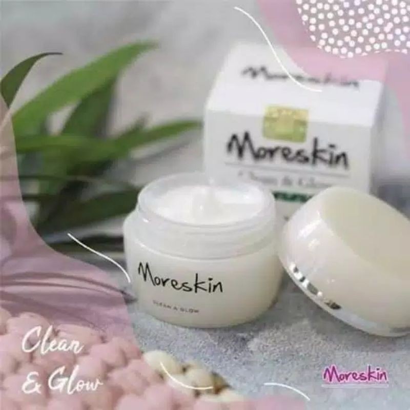 Moreskin Clean And Glow Cream Wajah Glowing Moreskin Nasa Clean And Glow Nasa