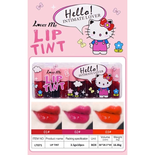 [ BPOM / ECER ] LIPTINT LOVES ME MINI