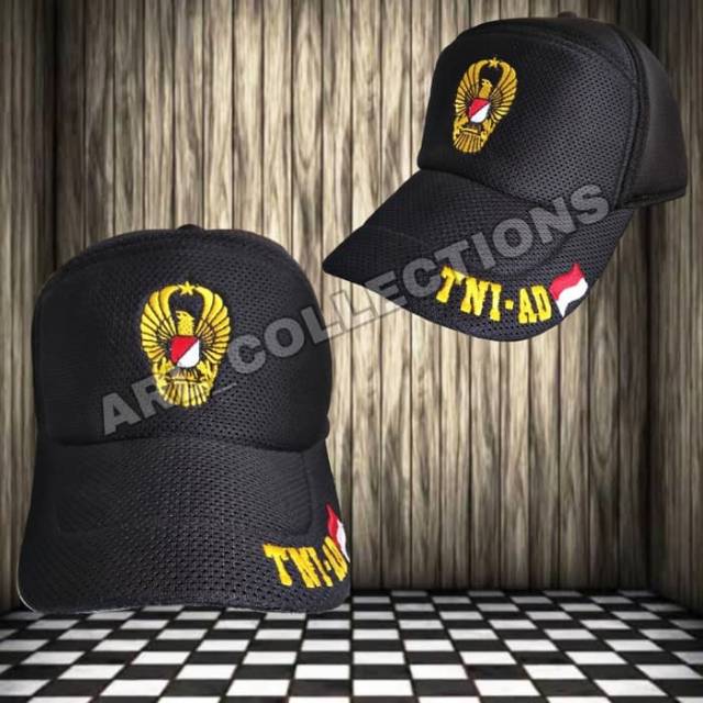 Topi jaring army bordir EKAPAKSI TNI AD / topi jala military tactical airsoft outdoor