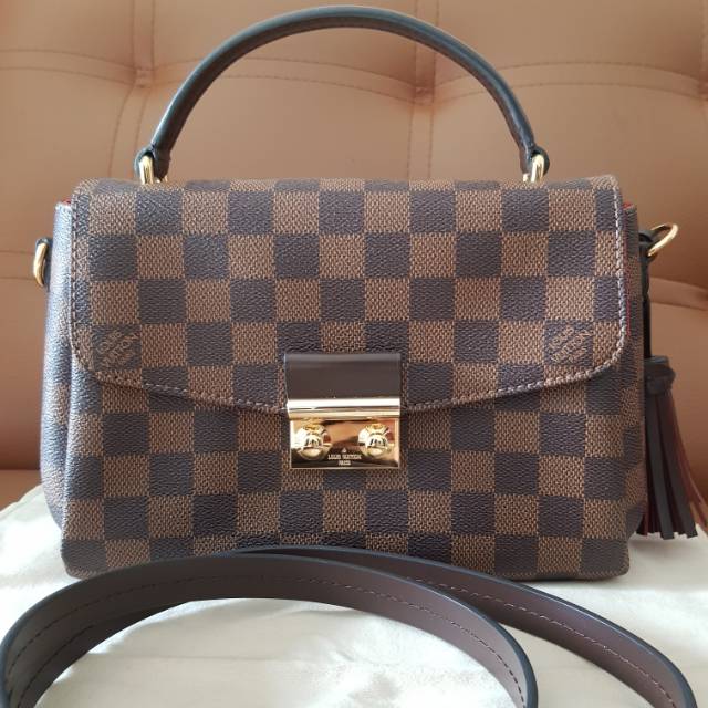Tas LV Croistte Damier Ebene Mirror Quality