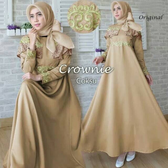 GAMIS CROWNIE,maroon,navy,burgandy,coksu,abu,pink,turkis,kubus,hitam