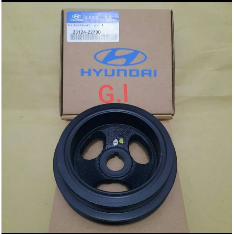 Pully Kruk As Pully Ker As Damper Pulley Crankshaft Hyundai Accent Verna Avega Getz Bimantara Cakra